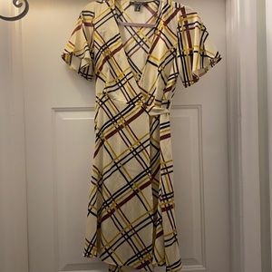 Patterned Midi Dress